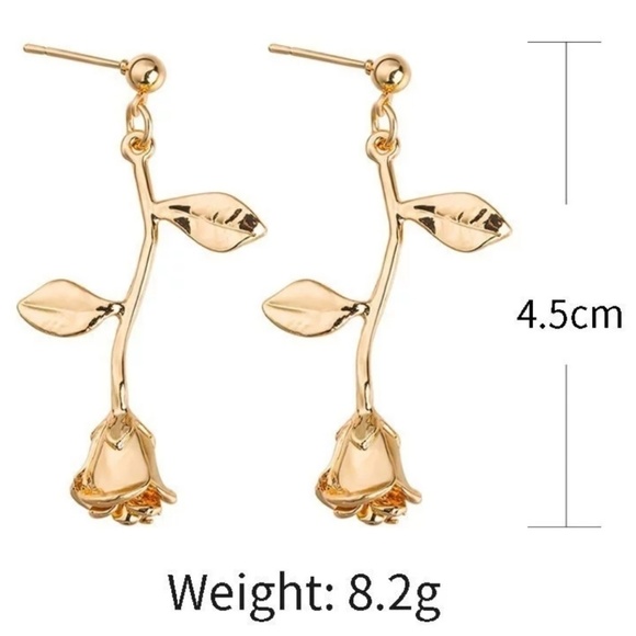 NWT Flower Necklace W/Matching Earrings - Picture 8 of 8